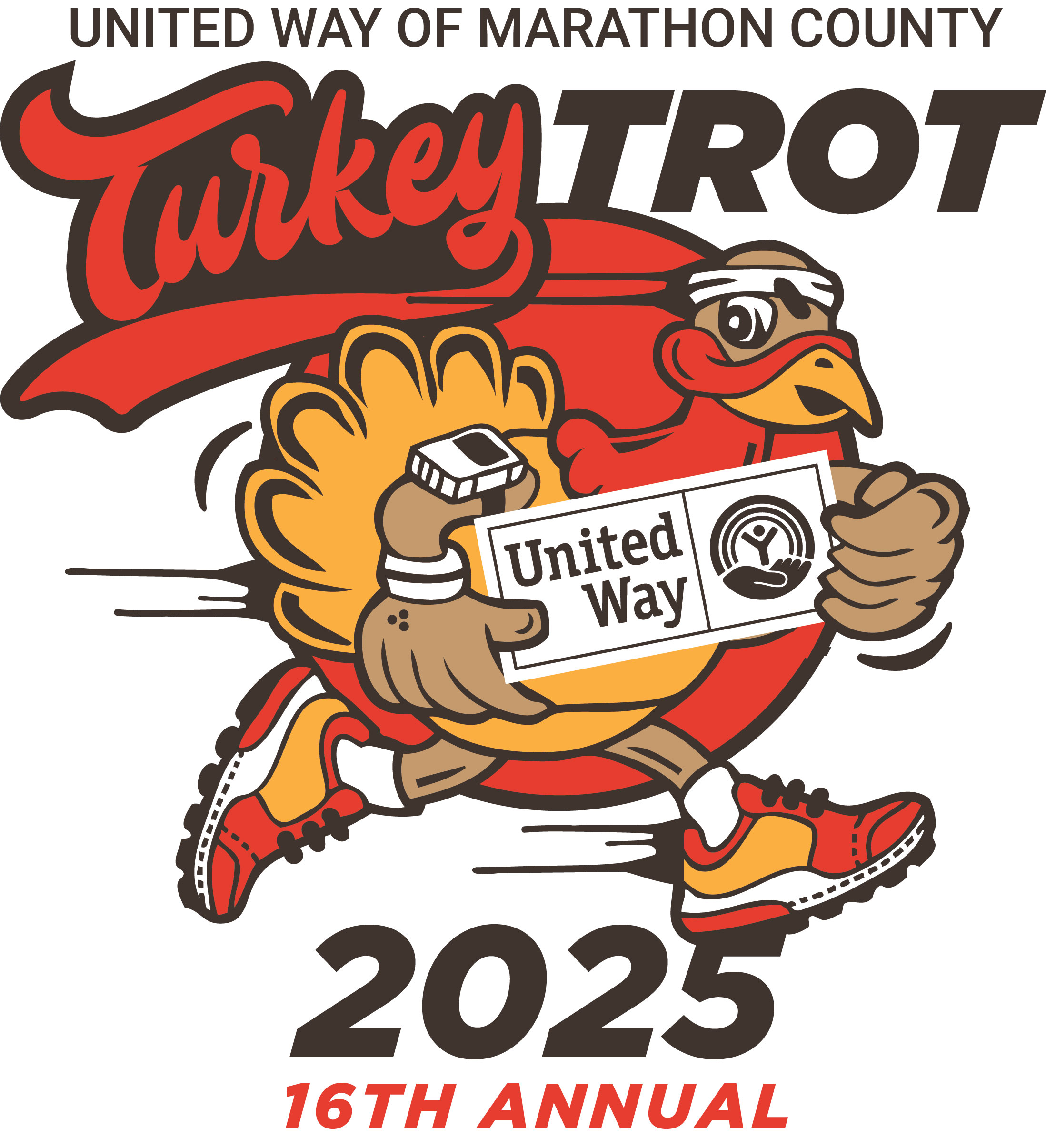 Turkey in shoes running