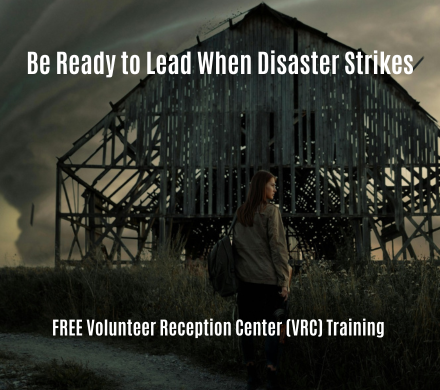 Partial barn falling down as tornado rips through