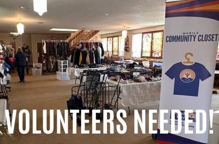 Clothes set up in a room 